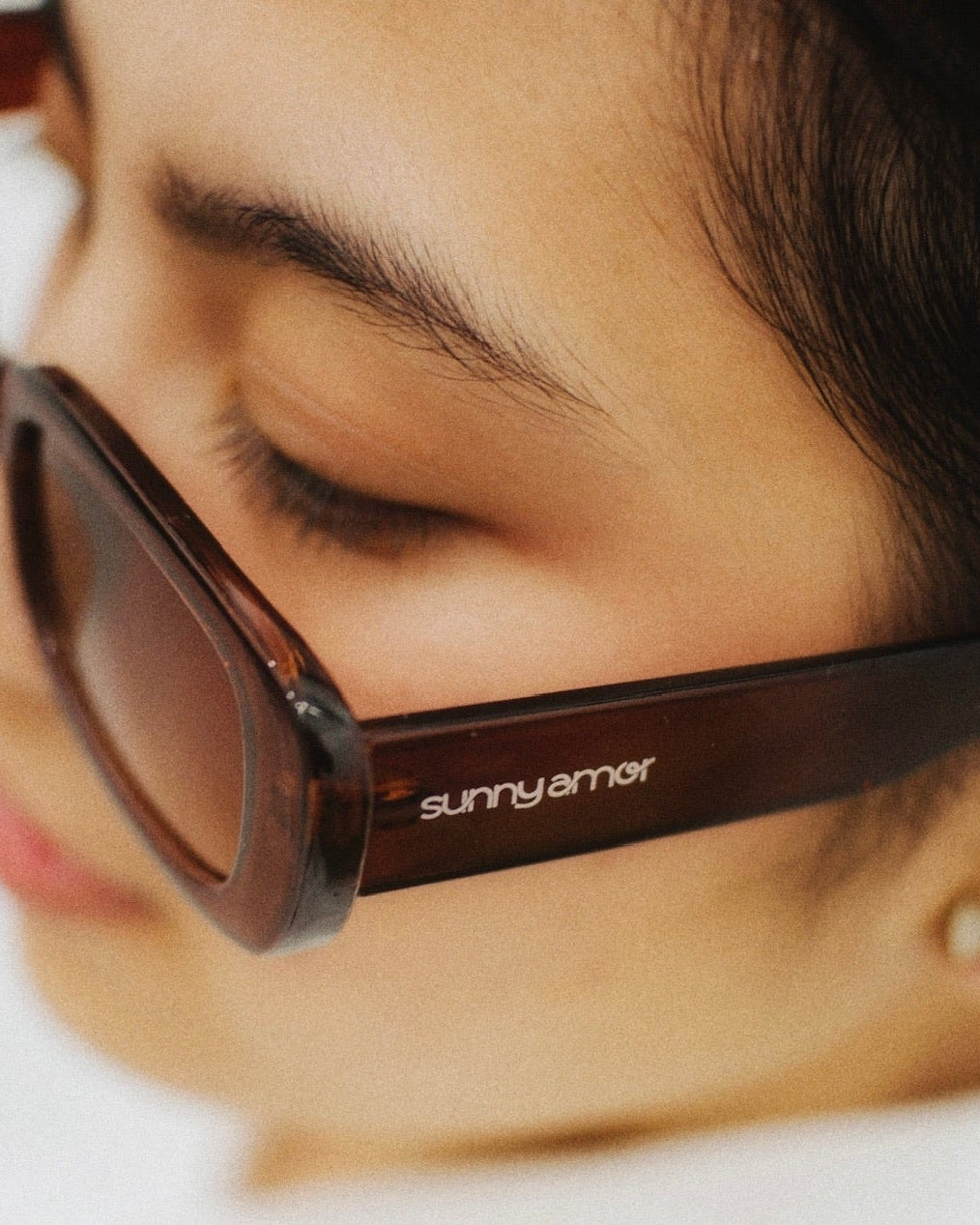 Person wearing sunglasses 